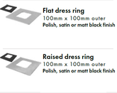 Dress Ring, To suit 50 x 45mm core drill spigot, stainless steel 2205